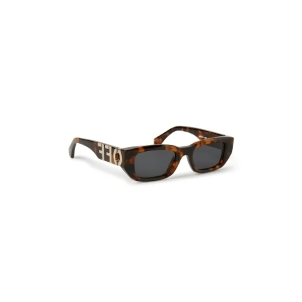 NWT Off-White Fillmore Havana Rectangle 49mm Sunglasses